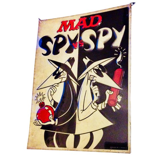 Open Road Brands Other - ❌Sold❌ Mad Spy vs Spy Metal Sign 9.5in. x 13 in.